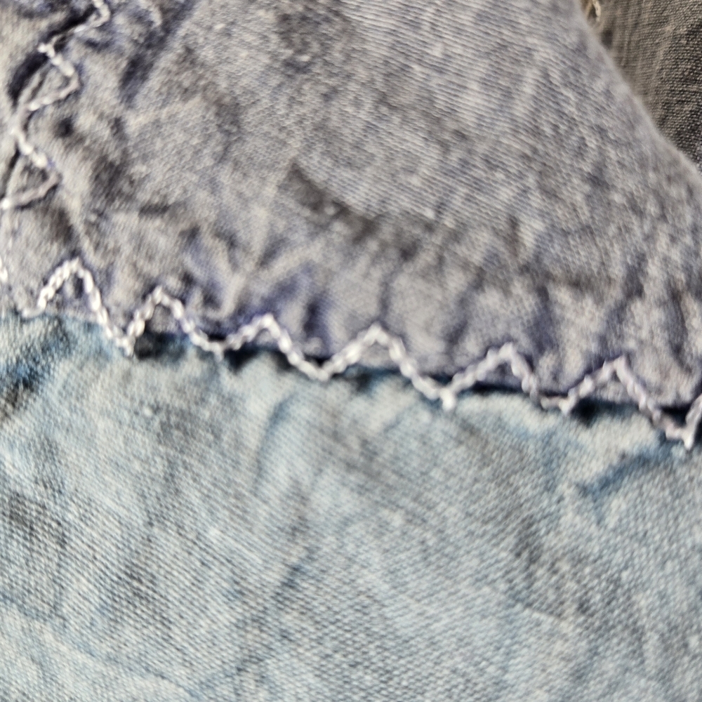 Vtg Sacred Threads Patchwork Hippie Boho Sundress - image 7